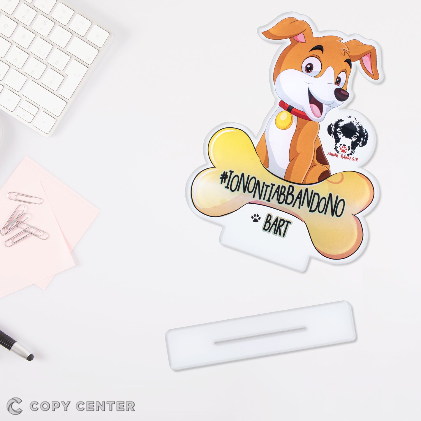 Targa in Plexiglass - Copycentershop for โAnime Randagieโ #ionontiabbandono