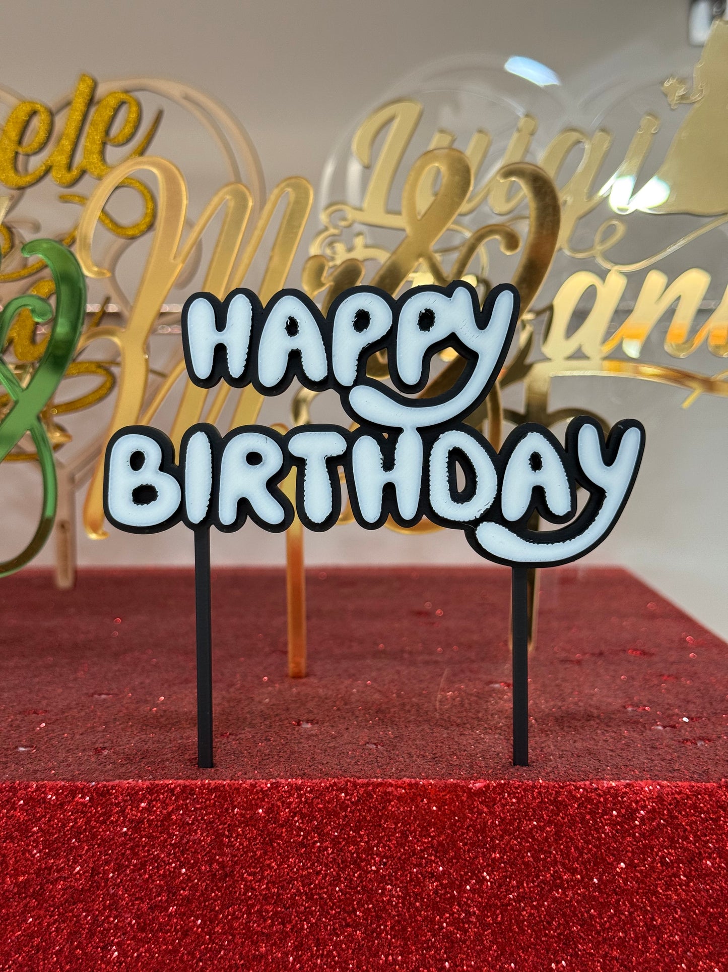 Cake Topper Bicolore