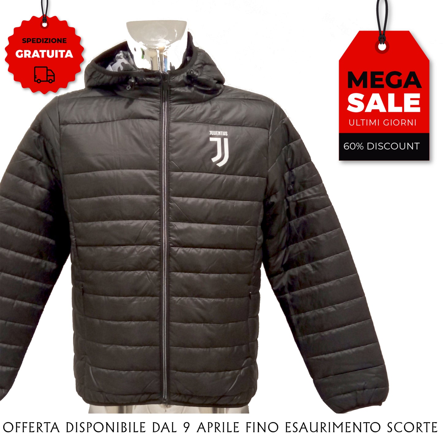 Giubbotto Juventus - JV SS18 M100 Ultralight Black Man