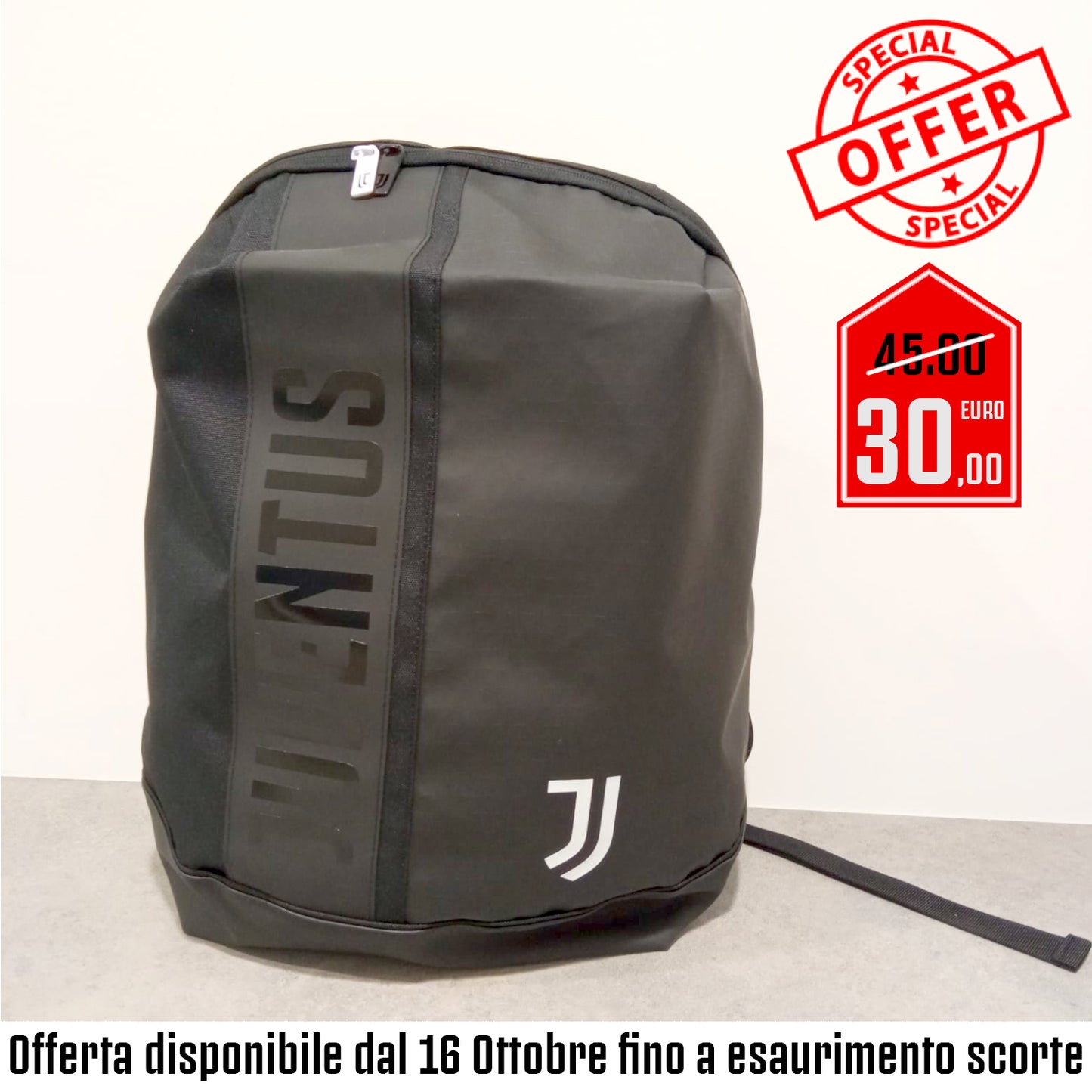 Zaino Free Time B.Pack Juventus - Colore Nero