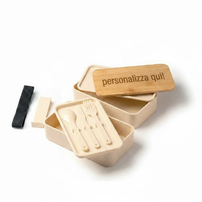 PORTAPRANZO IN FIBRA DI BAMBOO