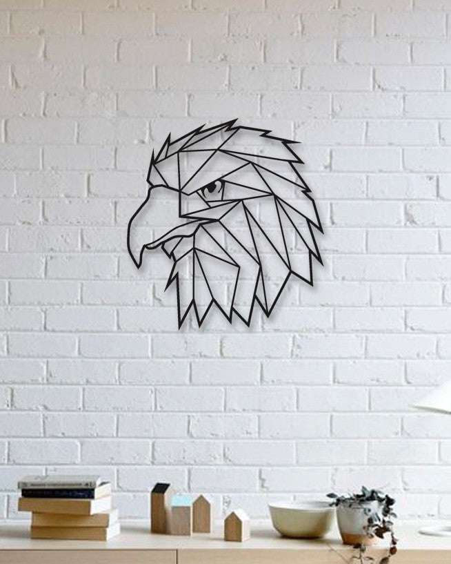 Eagle Wall Art Personalizzata in Legno - Taglio e Progettazione Artigianale