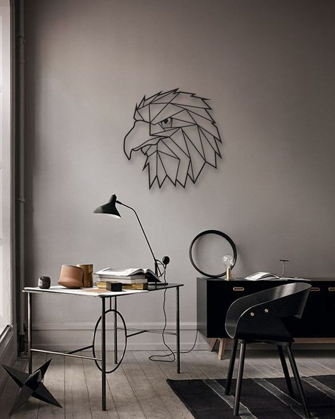 Eagle Wall Art Personalizzata in Legno - Taglio e Progettazione Artigianale